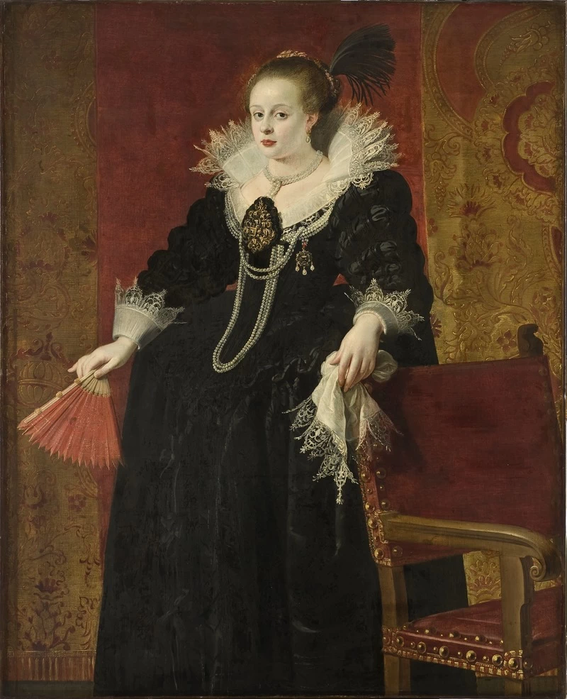 Ritratto di Anne of Austria, Consorte di l'Imperatore Mathias - Nationalmuseum